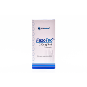 Fazotec Cefadroxilo 250 Mg/5ml Polvo X 80 Ml - Fazol