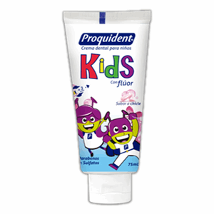 Proquident Kids Crema Dental Con Fluor Chicle X 75 Gr - Sin Asignar