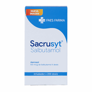 Sacrusyt Salbutamol 100 Mcg Aero Inhalador X 200 Dosis - Sacrusyt