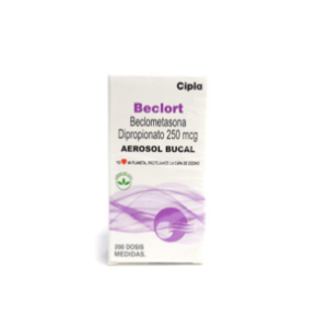 Beclort 250 Mcg Aerosol Bucal X 200 Dosis - Beclort